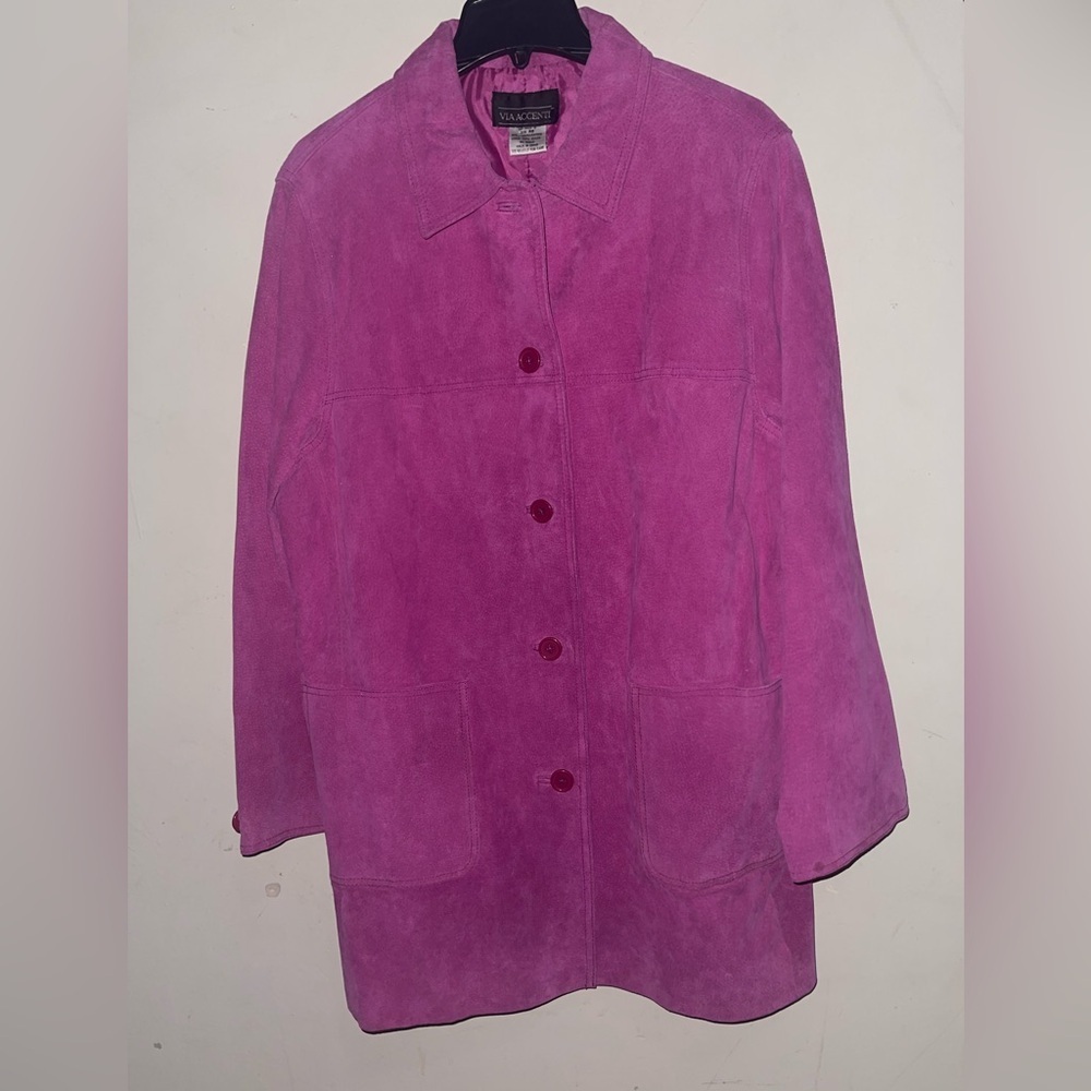 Beautiful Vintage Rare 100% Real Leather Jacket NWOT